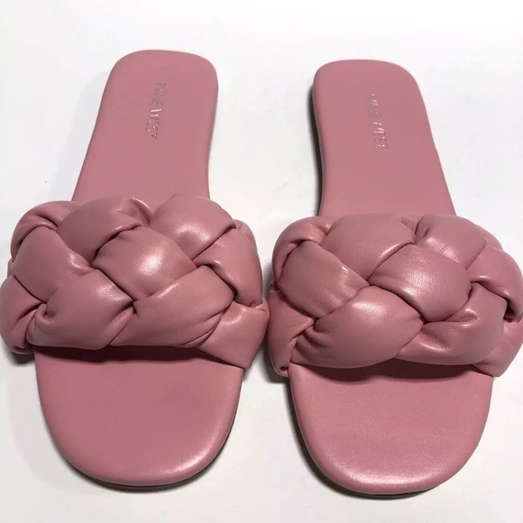 Nine West Women’s Lula, Pink Slide Sandals, Size 7 M - Picture 3 of 6